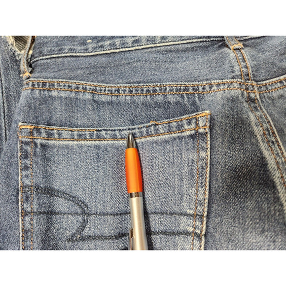 6 Short American Eagle Jeans Womens Hi-Rise Girlfriend Ripped Button Fly Distres - Picture 15 of 16